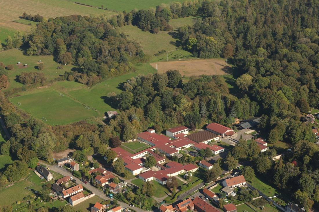 Vue aérienne du domaine