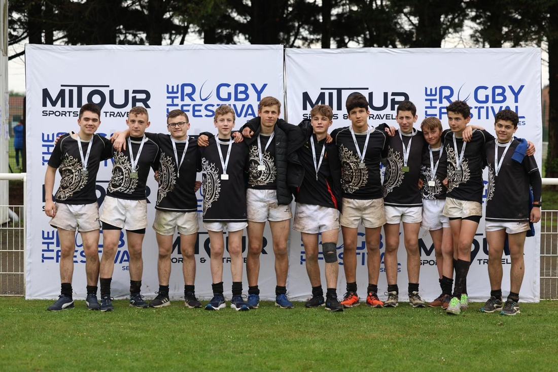 Équipe de rugby médaillée